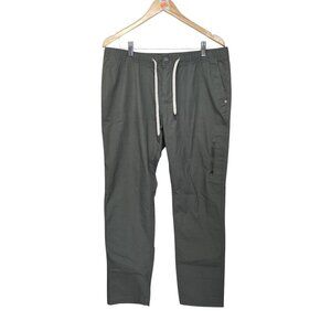 Vuori Womens Ripstop Pants XL Khaki Olive Green Cotton HIking Athleisure